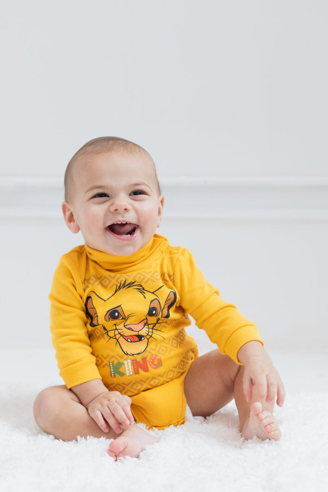 Disney Lion King Simba 2 Pack Turtleneck Bodysuits - imagikids