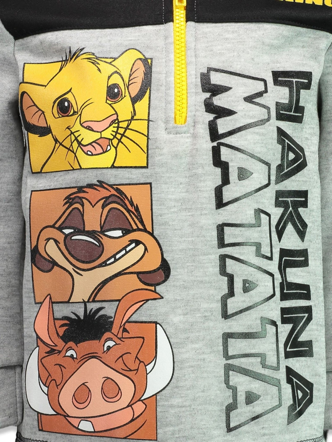 Disney Lion King Simba Half Zip Hoodie - imagikids