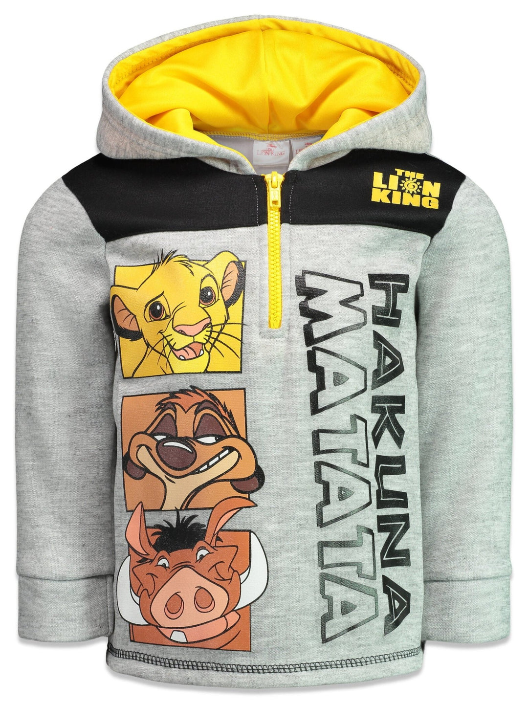 Disney Lion King Simba Half Zip Hoodie - imagikids