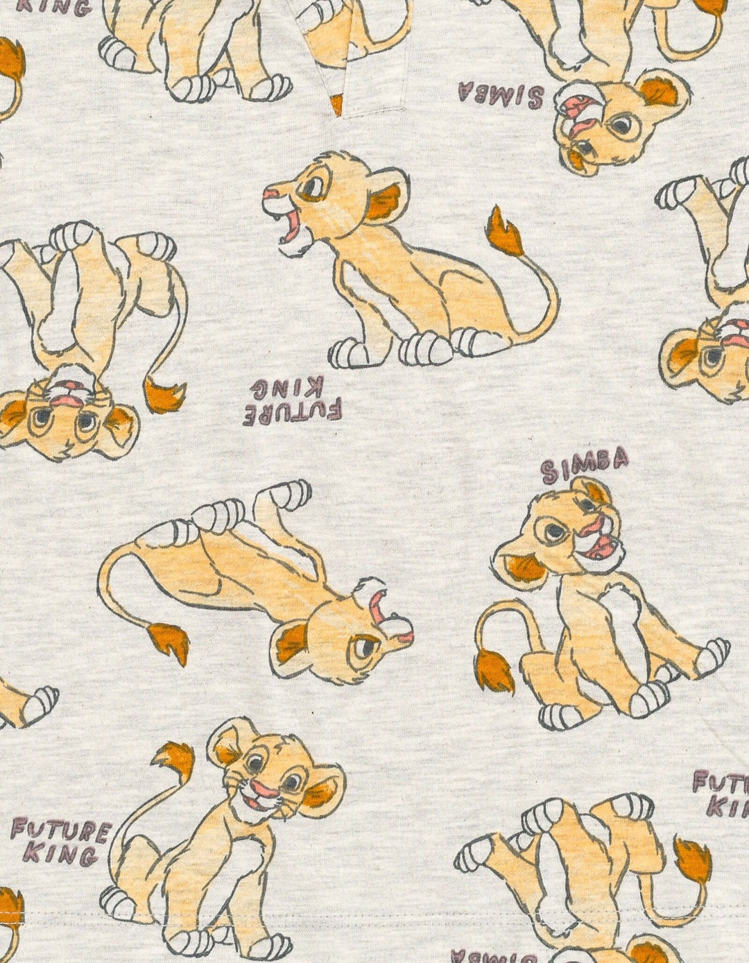 Disney Lion King Simba Polo Shirt and Twill Shorts Outfit Set - imagikids