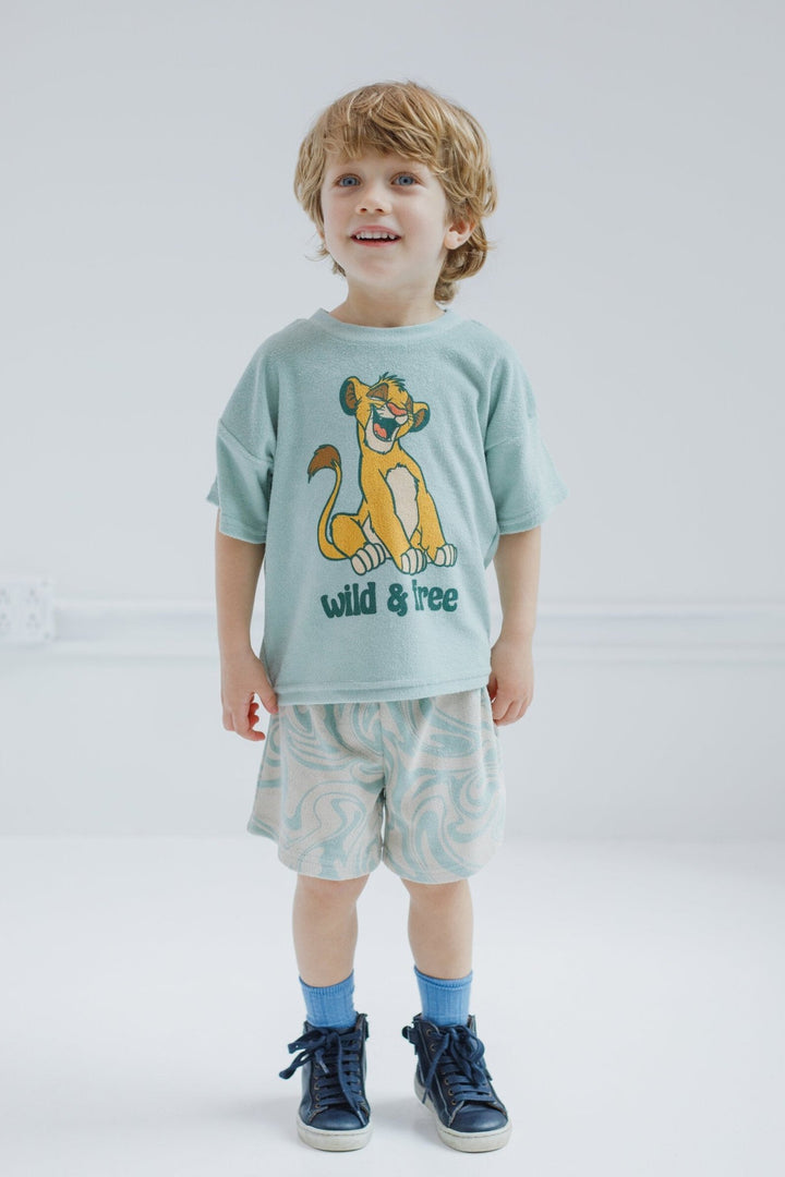 Disney Lion King Simba T-Shirt and Shorts Outfit Set - imagikids