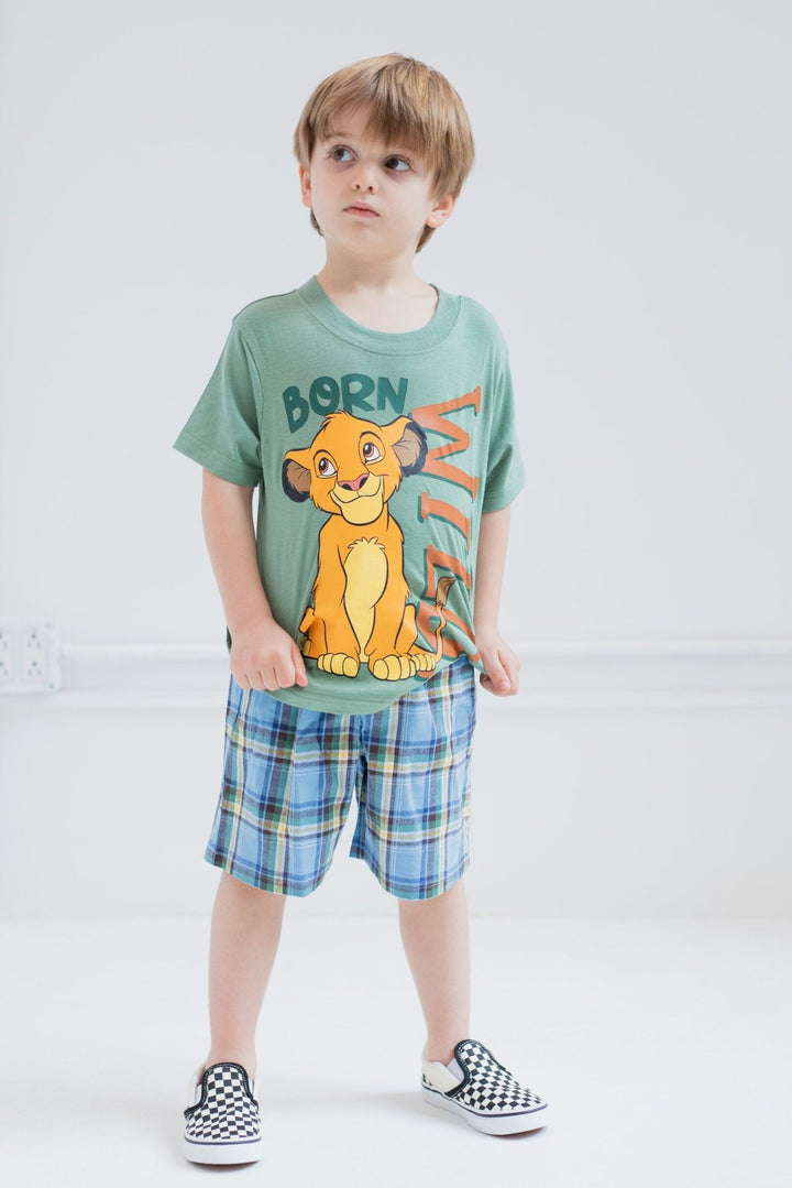 Disney Lion King Simba T-Shirt and Shorts Outfit Set - imagikids