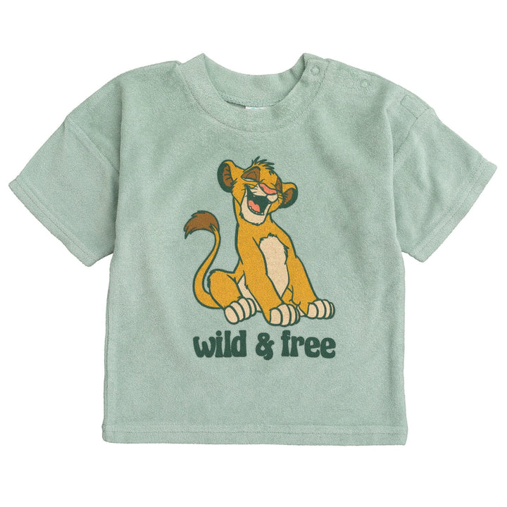 Disney Lion King Simba T-Shirt Shorts and Hat 3 Piece - imagikids