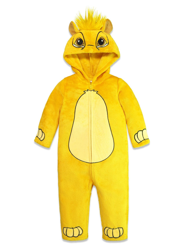 Disney Lion King Simba Zip Up Cosplay Coverall - imagikids