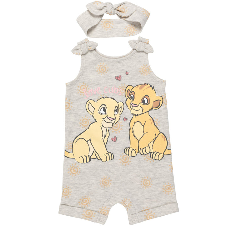 Disney Lion King Sleeveless Romper & Headband - imagikids