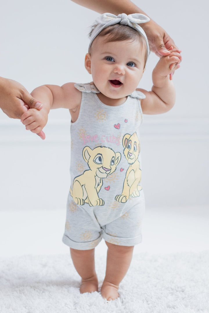 Disney Lion King Sleeveless Romper & Headband - imagikids