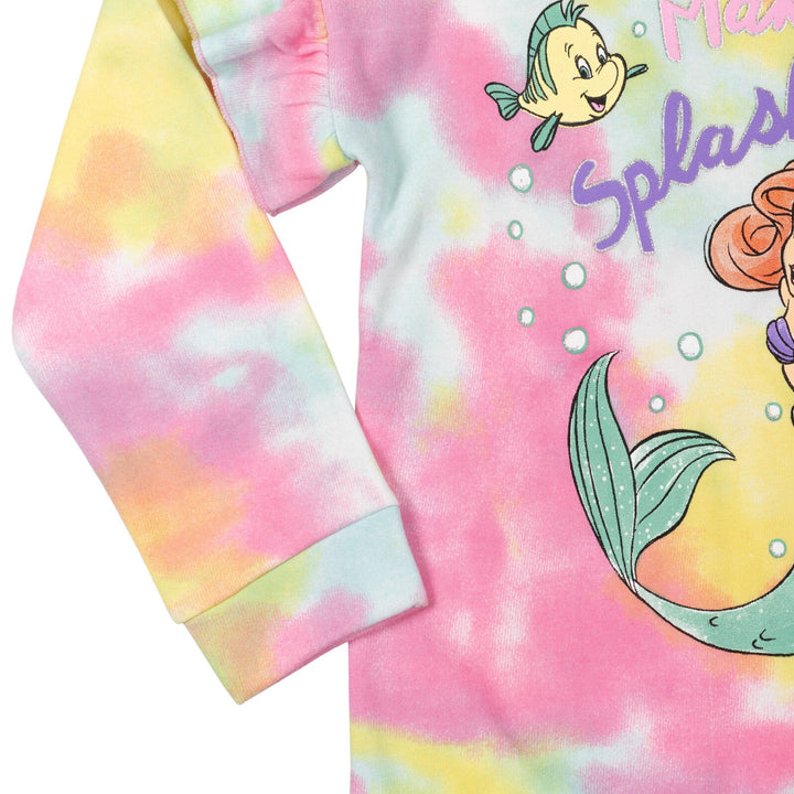 Disney Little Mermaid Princess Ariel Fleece Pullover Sweatshirt - imagikids