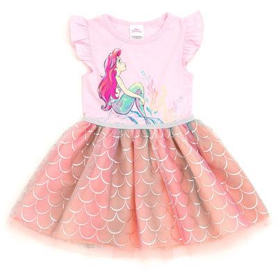 Disney Little Mermaid Princess Ariel Tulle Dress - imagikids