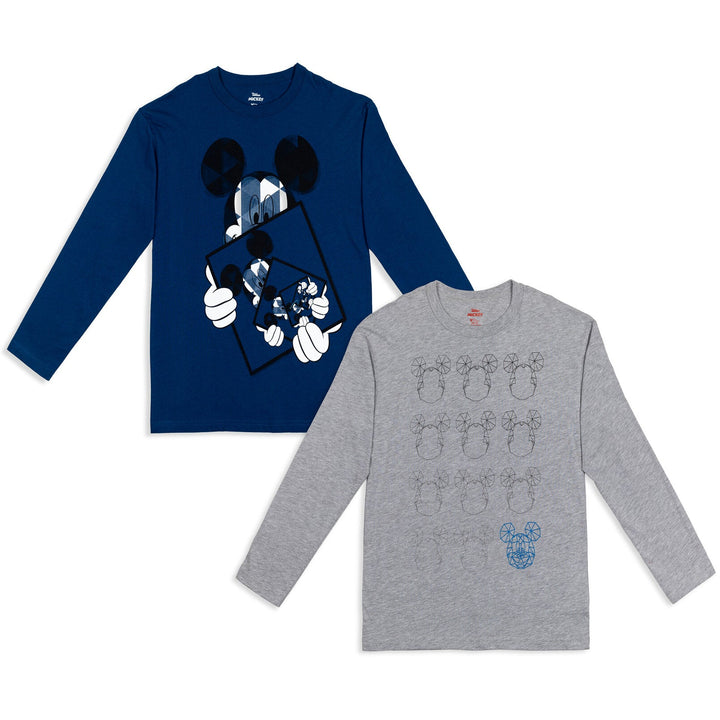 Disney Mickey Mouse 2 Pack Long Sleeve T-Shirts - imagikids