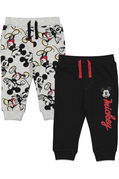 Disney Collection Disney 100 Little & Big Boys Mickey and Friends Mickey  Mouse Cinched Jogger Pant, Color: Grey Multi - JCPenney