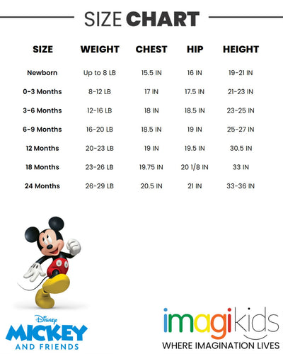 Disney Mickey Mouse 2 Pack Turtleneck Drop Shoulder Bodysuits - imagikids