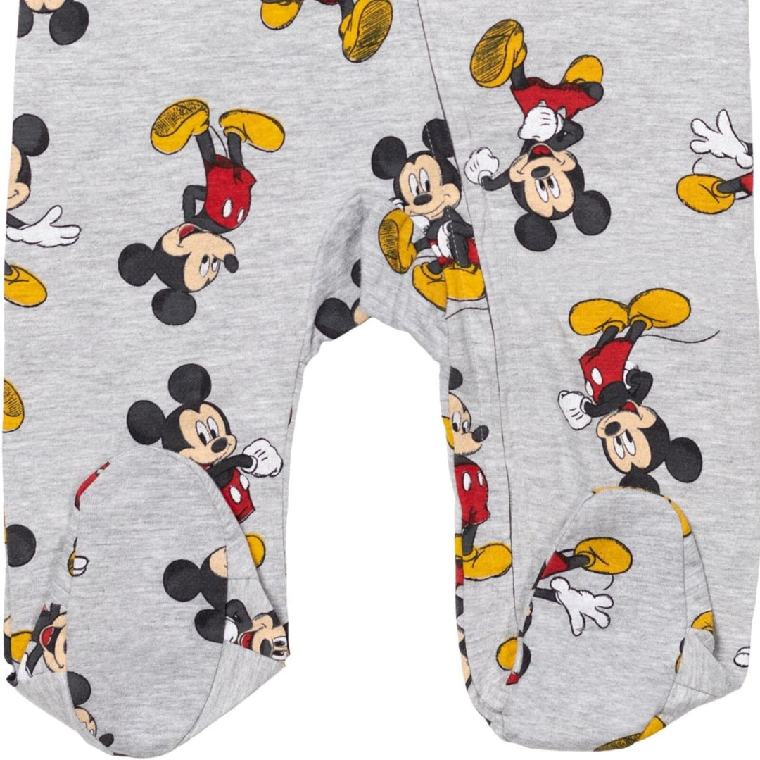 Disney Mickey Mouse 2 Pack Zip Up Sleep N' Play Coveralls - imagikids