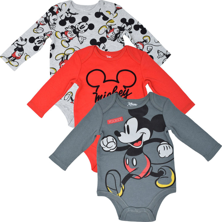 Disney Mickey Mouse 3 Pack Bodysuits - imagikids