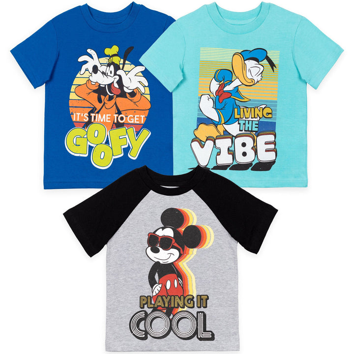 Disney Mickey Mouse 3 Pack Graphic T-Shirts - imagikids