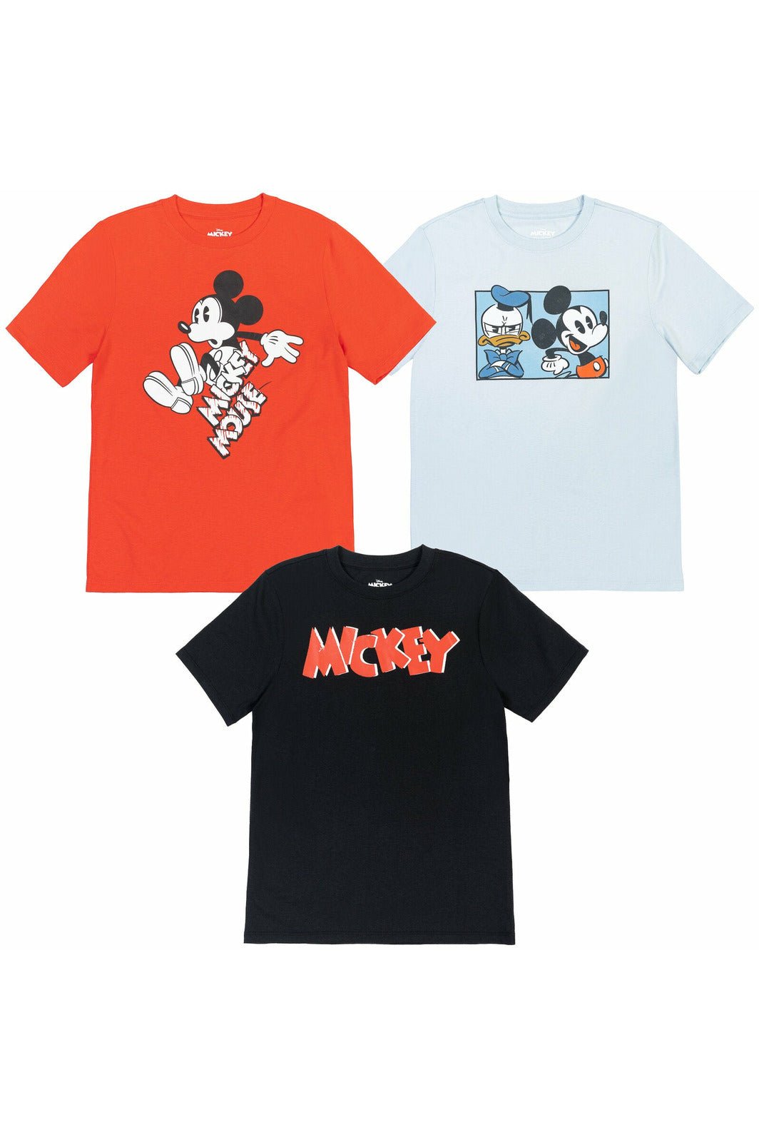 Disney Mickey Mouse 3 Pack Graphic T-Shirts - imagikids