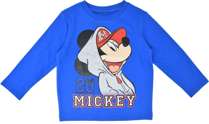 Disney Mickey Mouse 3 Pack Long Sleeve T-Shirts - imagikids