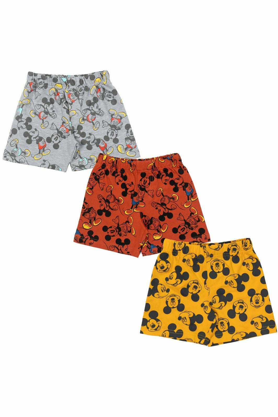 Disney Mickey Mouse 3 Pack Shorts - imagikids