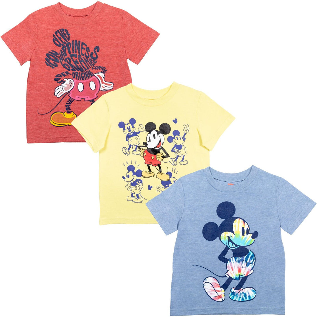 Disney Mickey Mouse 3 Pack T-Shirts - imagikids