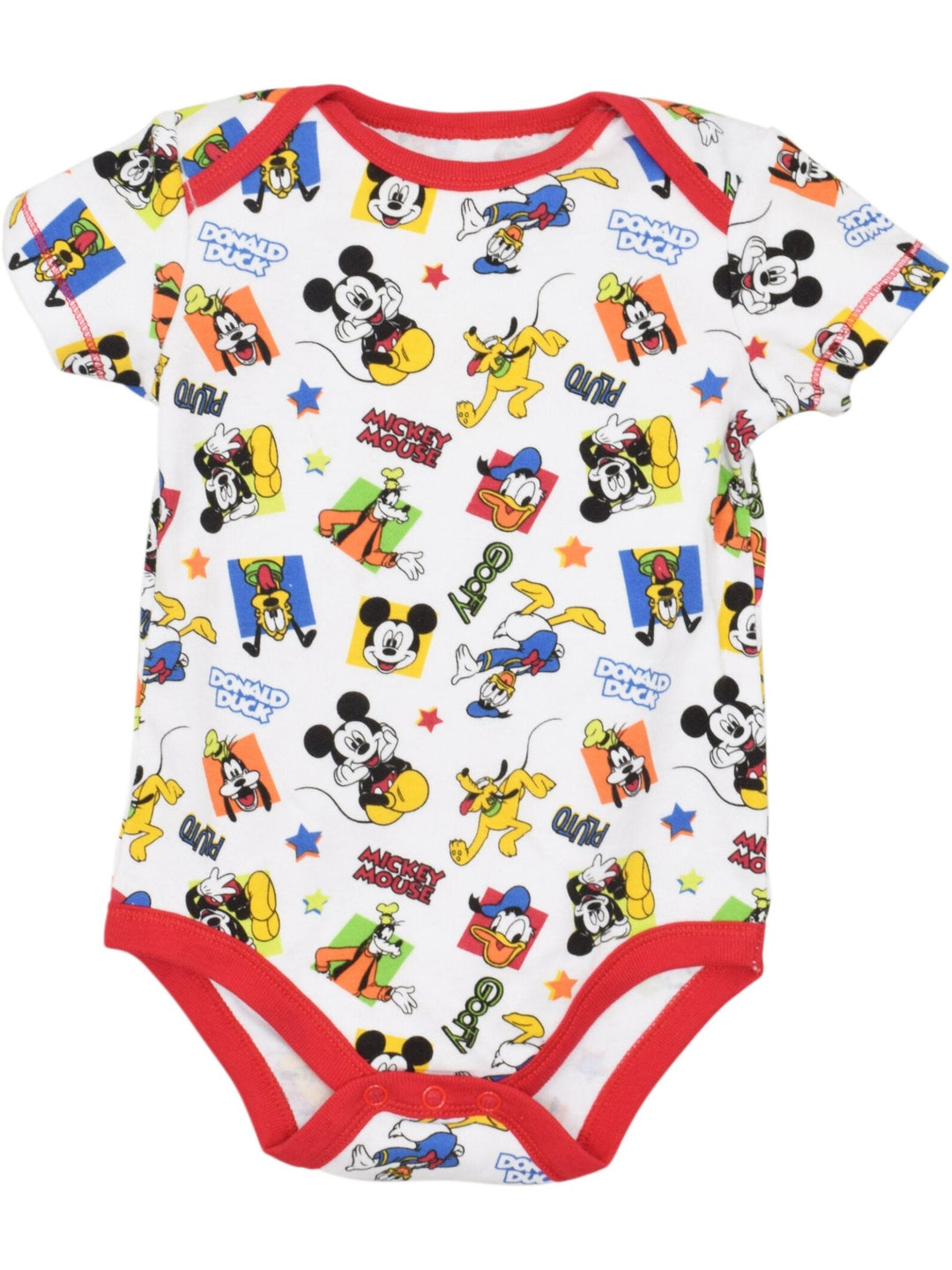 Disney Mickey Mouse 5 Pack Cuddly Bodysuits - imagikids