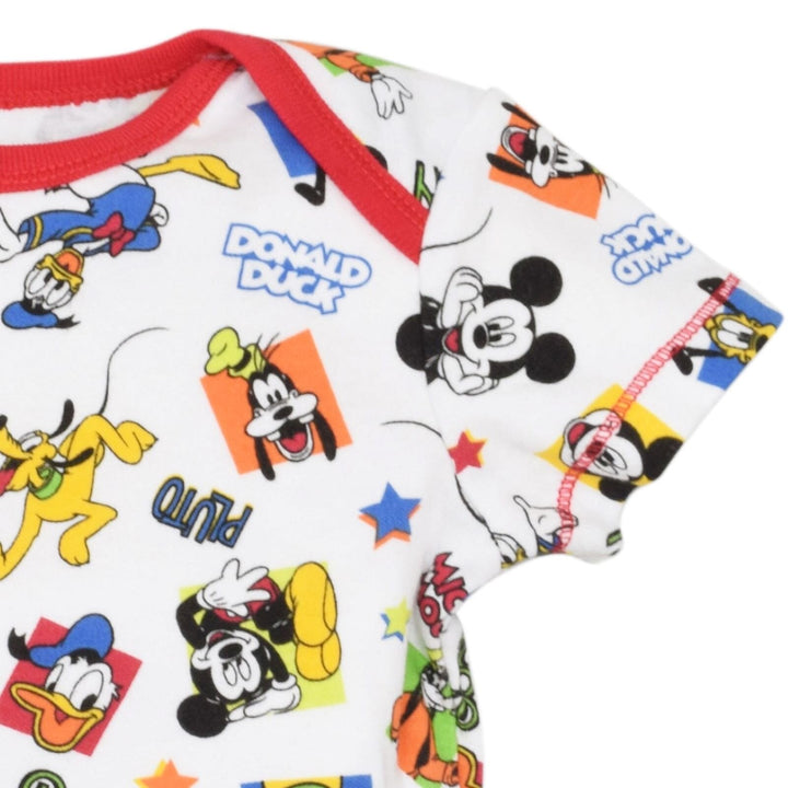 Disney Mickey Mouse 5 Pack Cuddly Bodysuits - imagikids