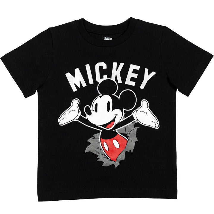 Disney Mickey Mouse Athletic T-Shirt Mesh Shorts Outfit Set - imagikids