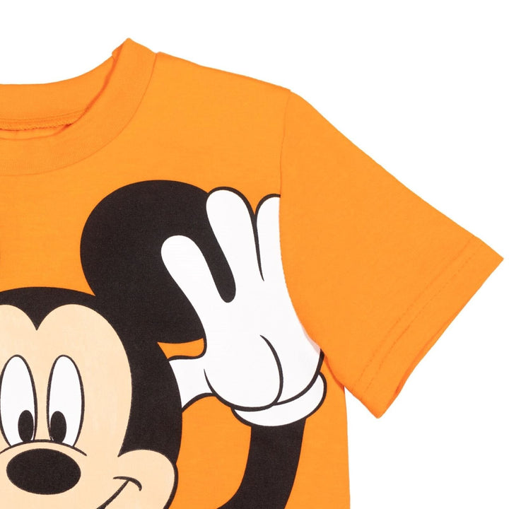 Disney Mickey Mouse Athletic T-Shirt Mesh Shorts Outfit Set - imagikids