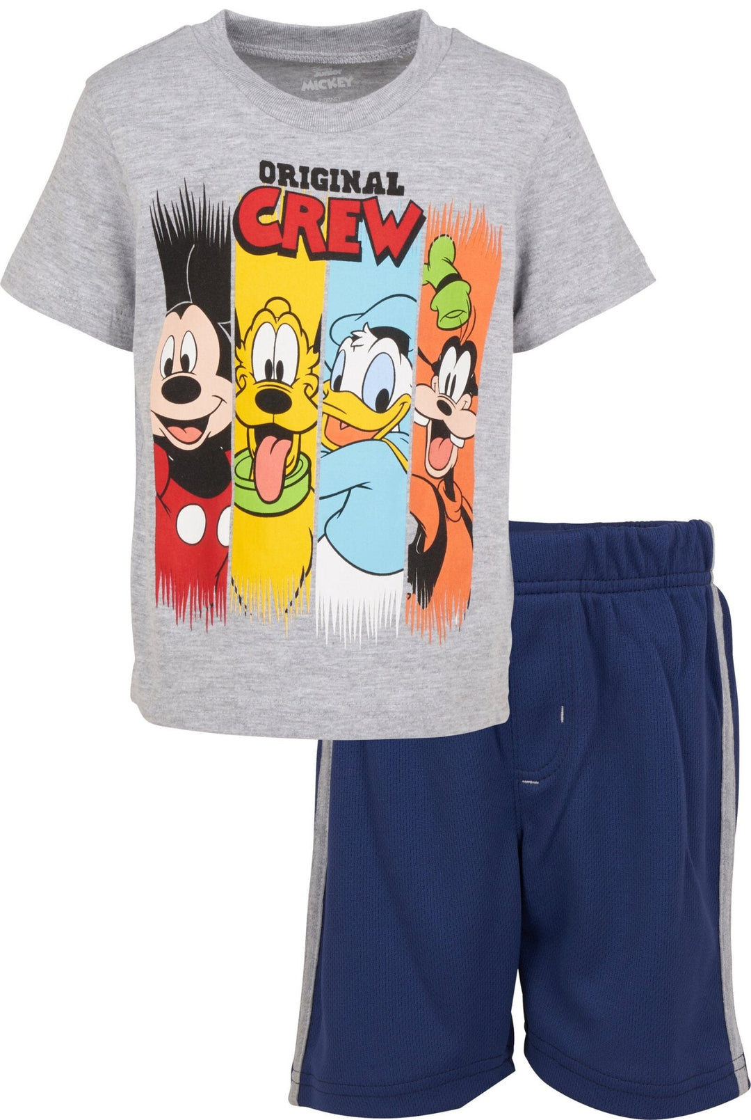 Disney Mickey Mouse Athletic T-Shirt Mesh Shorts Outfit Set - imagikids