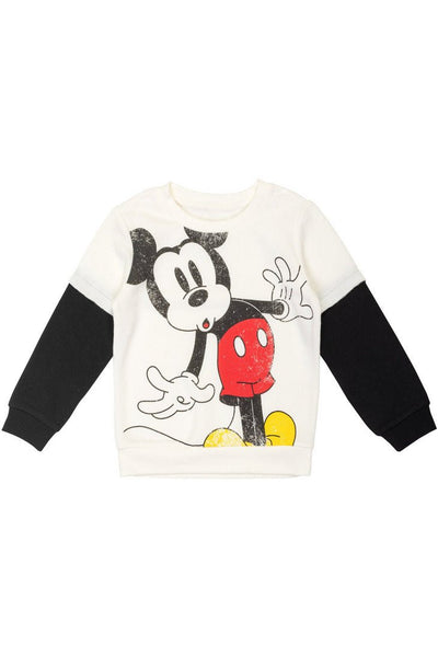 Disney Mickey Mouse Baby Fleece Pullover Sweatshirt and Jogger Pants Infant to Toddler - imagikids