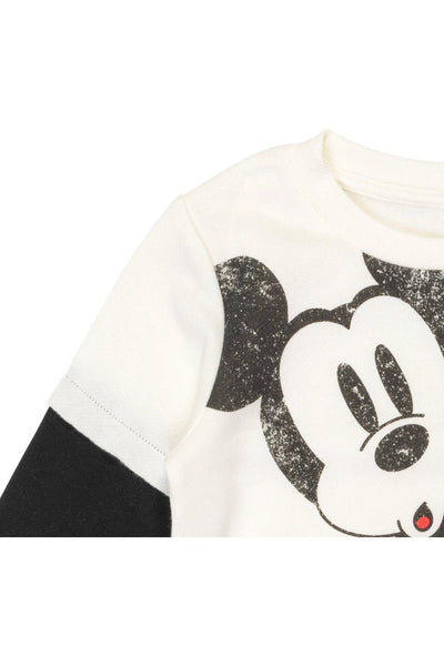 Disney Mickey Mouse Baby Fleece Pullover Sweatshirt and Jogger Pants Infant to Toddler - imagikids