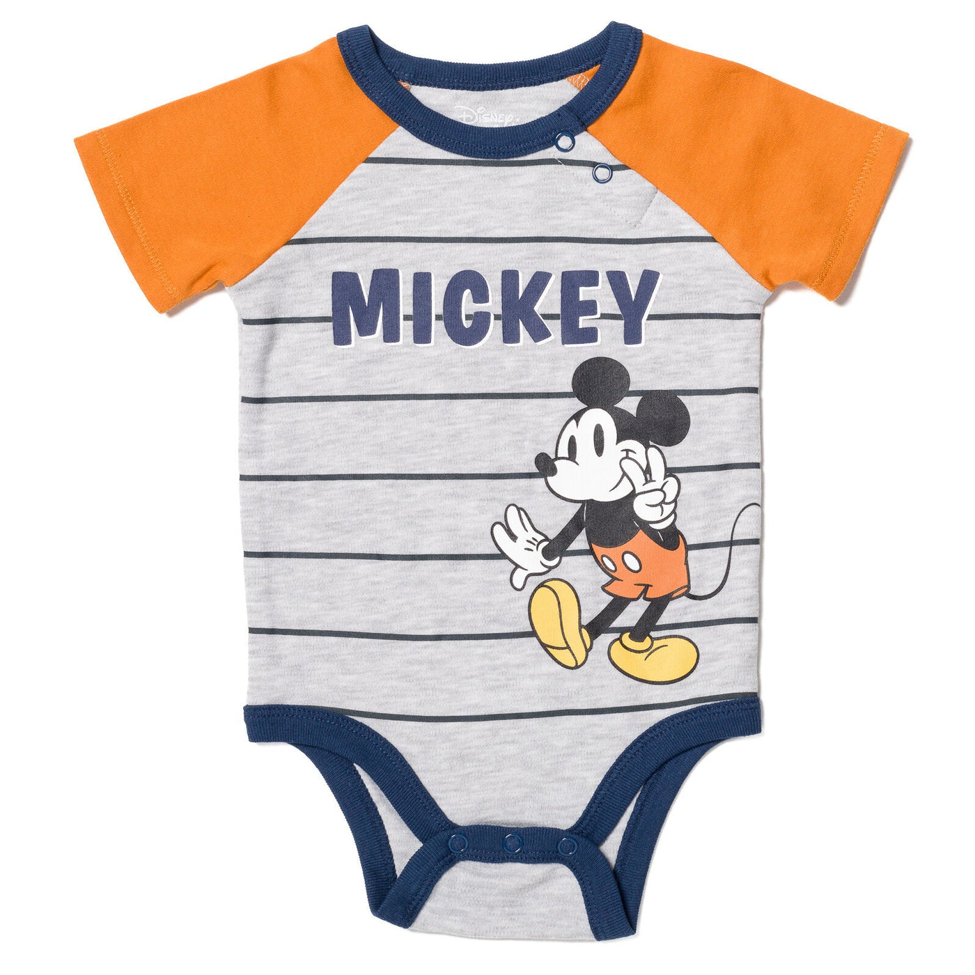 Disney Mickey Mouse Bodysuit Pants and Hat 3 Piece Outfit Set - imagikids