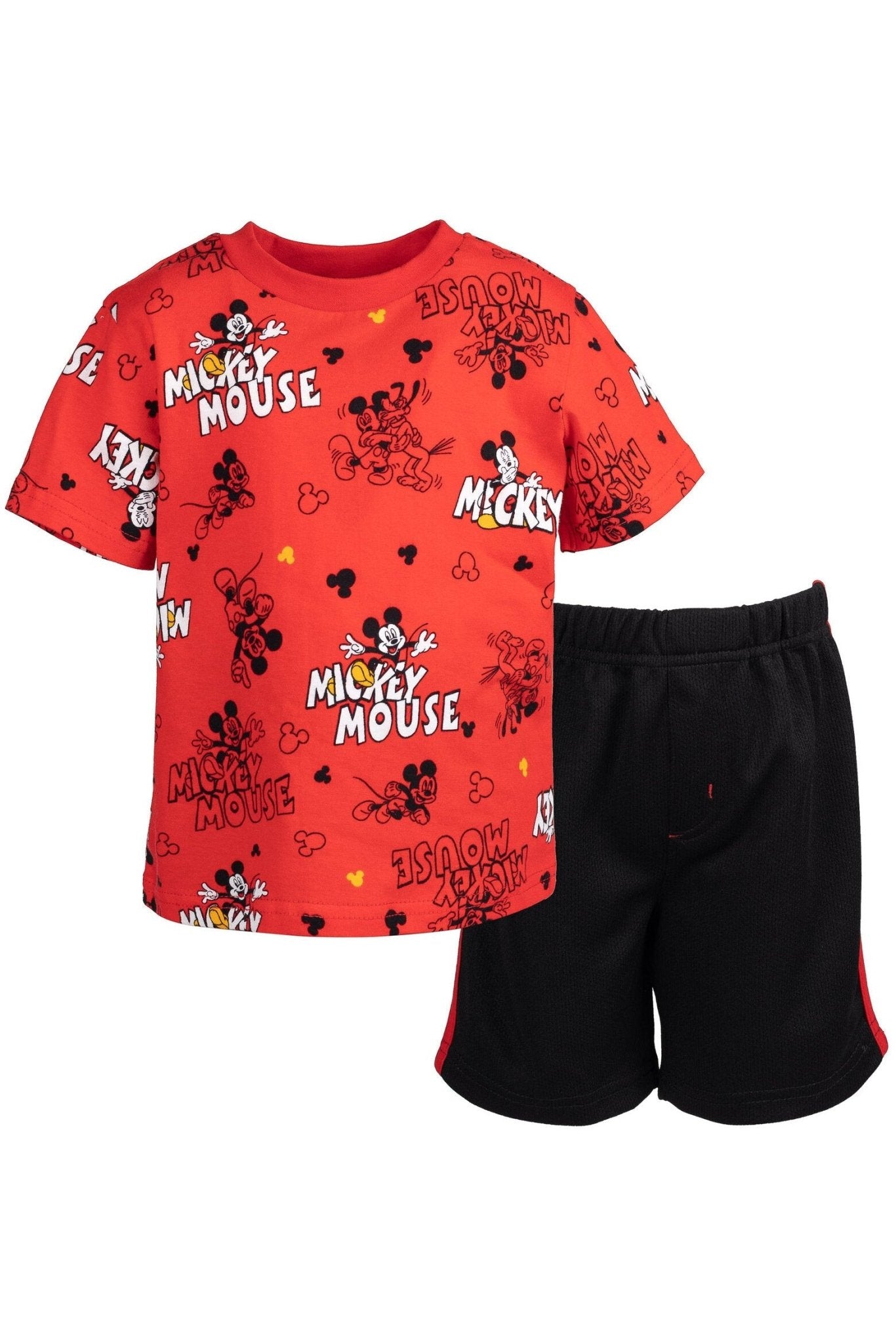 Disney Mickey Mouse Boys T-Shirt and Shorts Outfit Set Toddler to Little Kid - imagikids