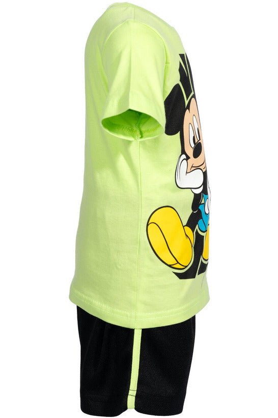 Disney Mickey Mouse Boys T-Shirt and Shorts Outfit Set Toddler to Little Kid - imagikids