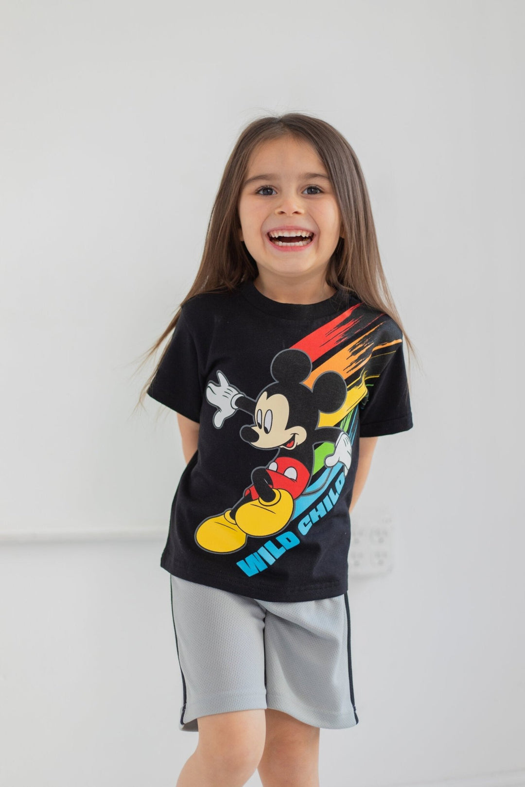 Disney Mickey Mouse Boys T-Shirt and Shorts Outfit Set Toddler to Little Kid - imagikids