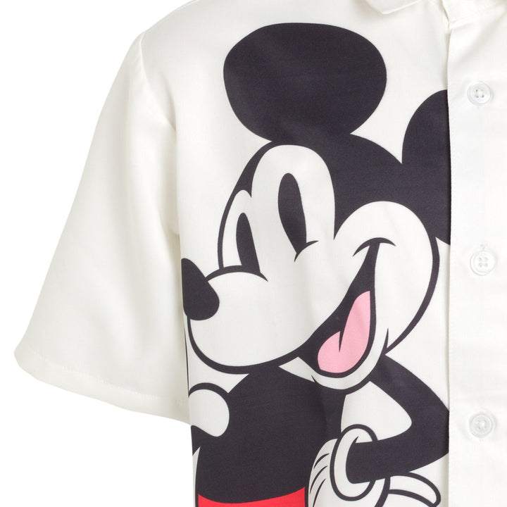 Disney Mickey Mouse Button Down Dress Shirt - imagikids