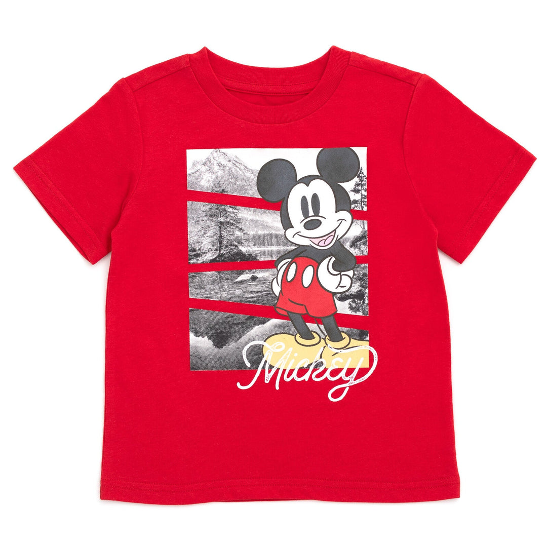 Disney Mickey Mouse Cosplay T-Shirt and Shorts Outfit Set - imagikids