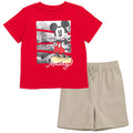 Disney Mickey Mouse Cosplay T-Shirt and Shorts Outfit Set