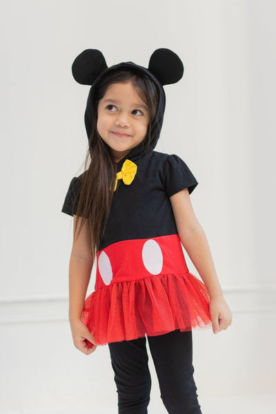 Disney Mickey Mouse Cosplay T-Shirt Dress and Leggings - imagikids
