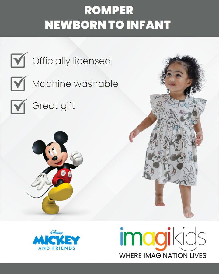 Disney Mickey Mouse Cotton Gauze Dress - imagikids