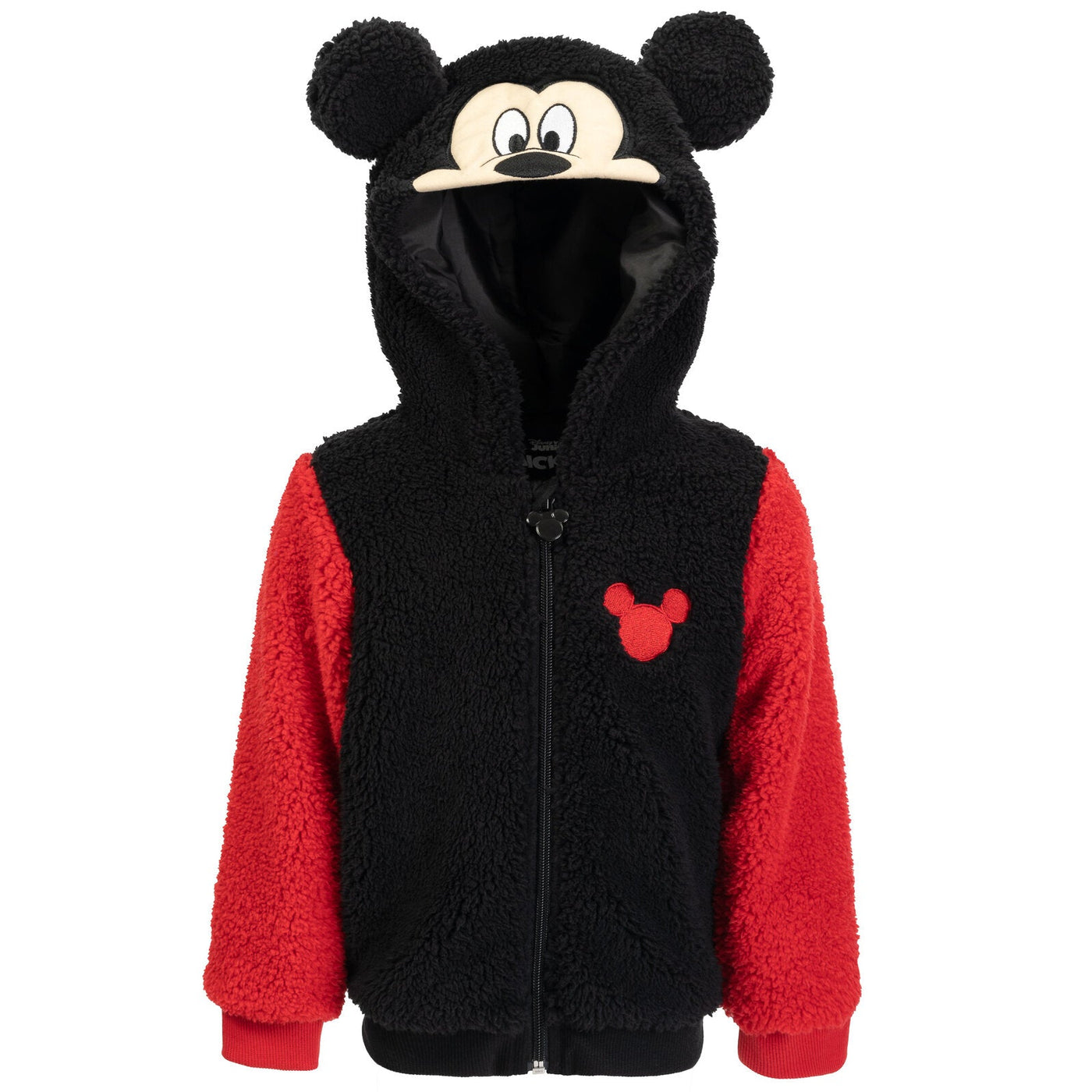 Disney Mickey Mouse Cozy Sherpa Zip Up Cosplay Hoodie - imagikids