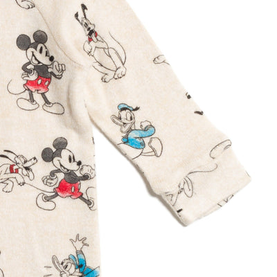 Disney Mickey Mouse Donald Duck Goofy Baby Snap Sleep N' Play Coverall Newborn to Infant - imagikids