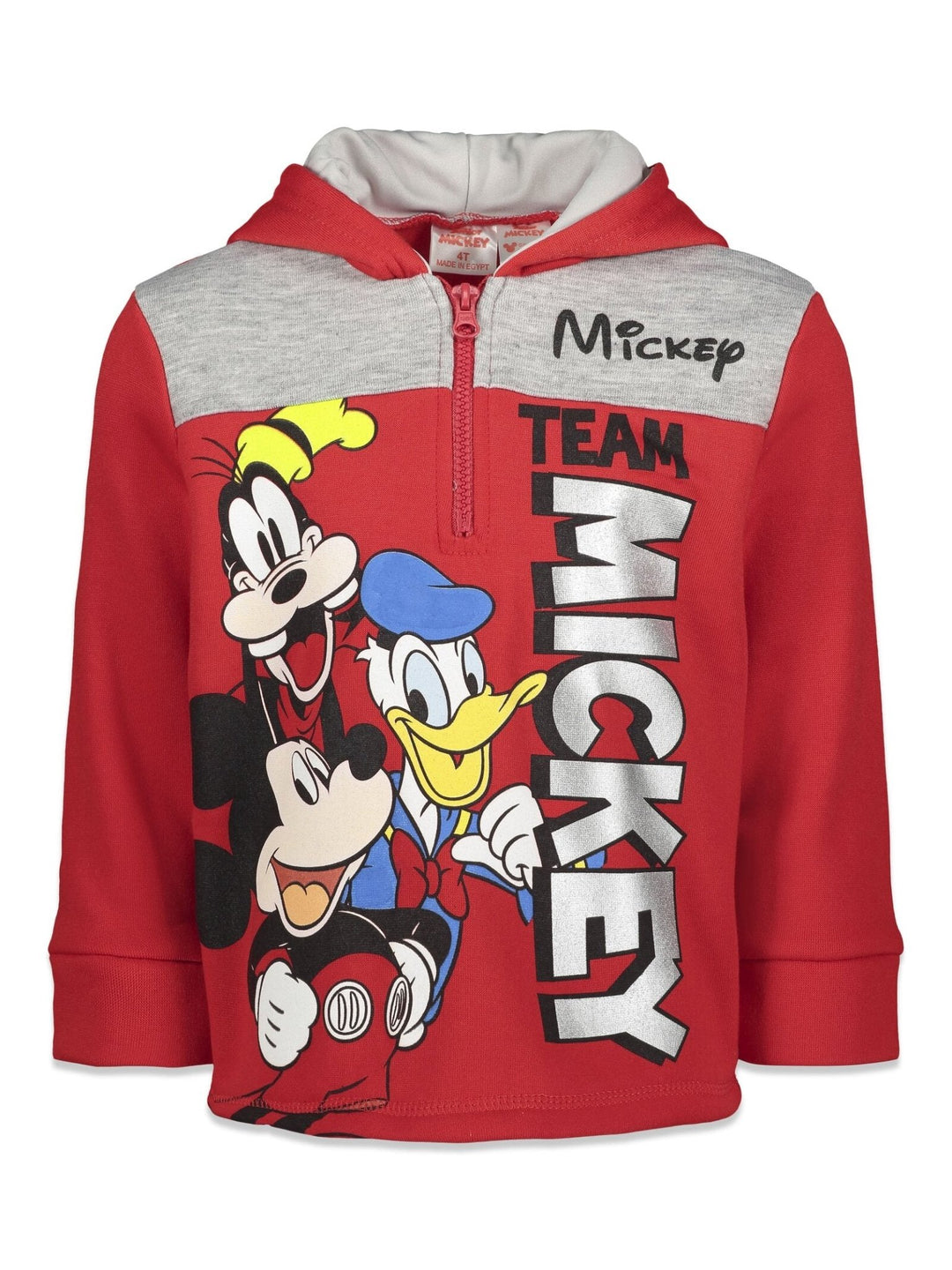 Disney Mickey Mouse Fleece Half Zip Hoodie - imagikids