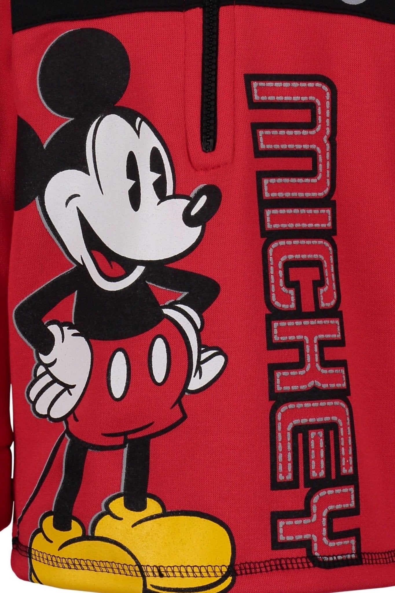 Disney Mickey Mouse Fleece Half Zip Hoodie - imagikids