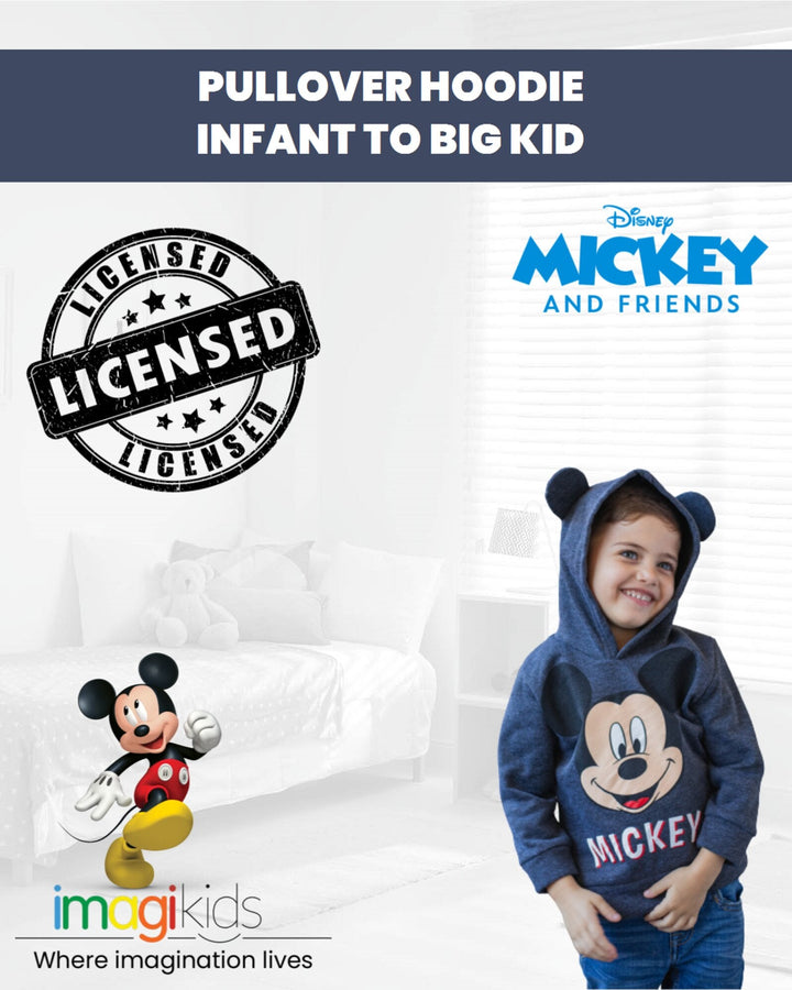 Disney Mickey Mouse Fleece Pullover Hoodie - imagikids