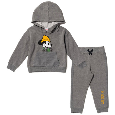 Disney Mickey Mouse Fleece Pullover Hoodie and Jogger Pants Set - imagikids