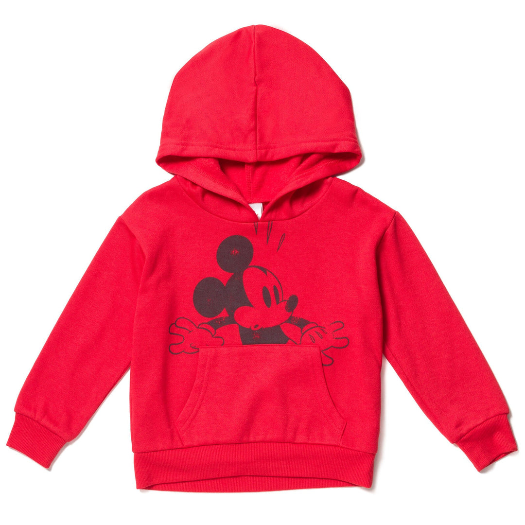 Disney Mickey Mouse Fleece Pullover Hoodie and Pants Outfit Set - imagikids