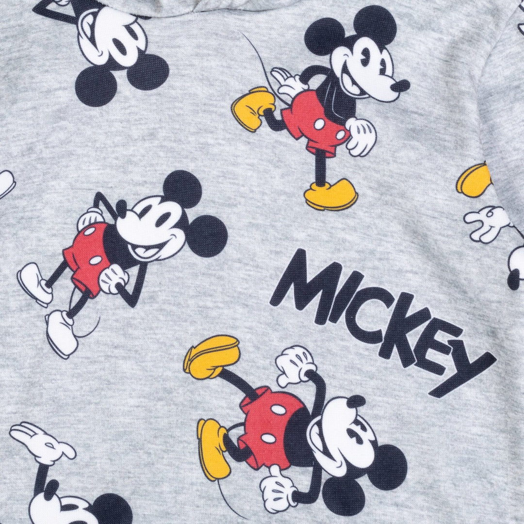 Disney Mickey Mouse Fleece Pullover Hoodie and Pants Outfit Set - imagikids