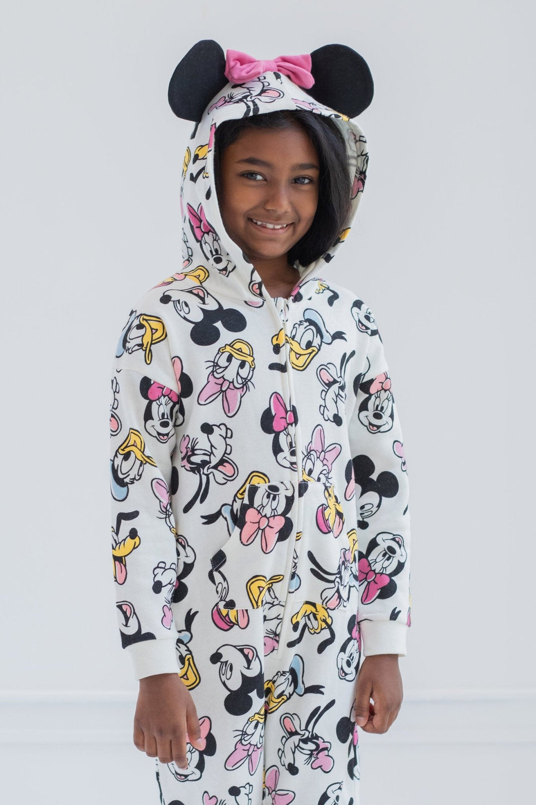 Disney Mickey Mouse Fleece Zip Up Coverall - imagikids