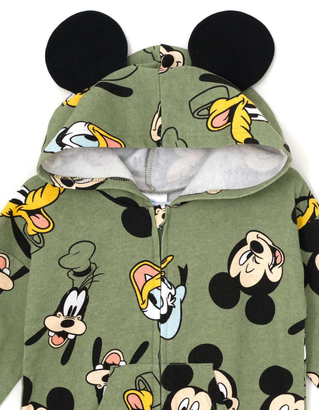 Disney Mickey Mouse Fleece Zip Up Coverall - imagikids