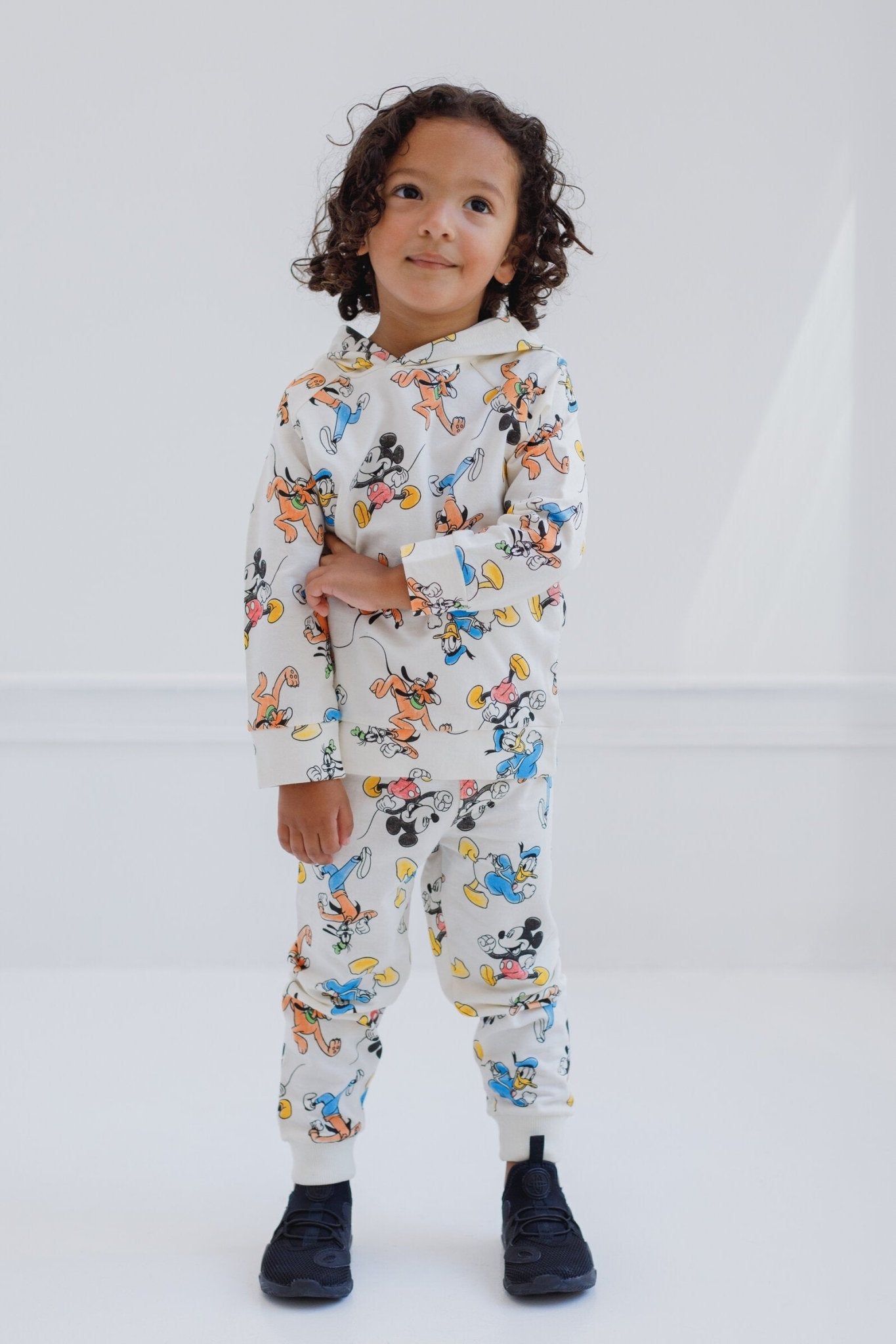 Disney Mickey Mouse French Terry Hoodie and Jogger Pants Set - imagikids