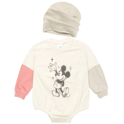 Disney Mickey Mouse French Terry Oversized Bodysuit and Hat - imagikids